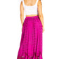 Sakkas Ivy Second Women's Maxi Boho Elastic Waist Embroidered A Line Long Skirt