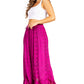 Sakkas Ivy Second Women's Maxi Boho Elastic Waist Embroidered A Line Long Skirt