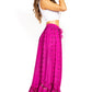 Sakkas Ivy Second Women's Maxi Boho Elastic Waist Embroidered A Line Long Skirt