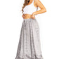 Sakkas Ivy Second Women's Maxi Boho Elastic Waist Embroidered A Line Long Skirt