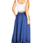 Sakkas Ivy Second Women's Maxi Boho Elastic Waist Embroidered A Line Long Skirt