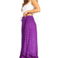 Sakkas Ivy Second Women's Maxi Boho Elastic Waist Embroidered A Line Long Skirt