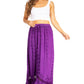 Sakkas Ivy Second Women's Maxi Boho Elastic Waist Embroidered A Line Long Skirt