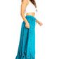 Sakkas Ivy Second Women's Maxi Boho Elastic Waist Embroidered A Line Long Skirt