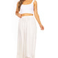 Sakkas Ivy Second Women's Maxi Boho Elastic Waist Embroidered A Line Long Skirt
