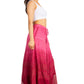 Sakkas Lyra Womens Bohemian Soft Brocade Rayon Tiered Embroidered Flowy Long Skirt