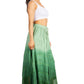 Sakkas Lyra Womens Bohemian Soft Brocade Rayon Tiered Embroidered Flowy Long Skirt