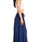Sakkas Ahaana Women Renaissance Boho Rayon Maxi Embroidered Paneled Summer Skirt
