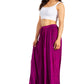 Sakkas Ahaana Women Renaissance Boho Rayon Maxi Embroidered Paneled Summer Skirt
