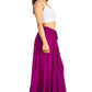 Sakkas Ahaana Women Renaissance Boho Rayon Maxi Embroidered Paneled Summer Skirt