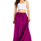 Sakkas Ahaana Women Renaissance Boho Rayon Maxi Embroidered Paneled Summer Skirt