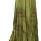 Sakkas Hailes Long Tall Wide Silver Embroidered Batik Adjustable Waist Skirt