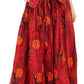 Sakkas Asma Convertible Traditional Wax Print Adjustable Strap Maxi Skirt | Dress