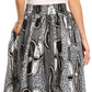 Sakkas Asma Convertible Traditional Wax Print Adjustable Strap Maxi Skirt | Dress