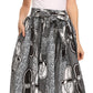 Sakkas Asma Convertible Traditional Wax Print Adjustable Strap Maxi Skirt | Dress