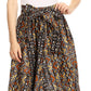 Sakkas Asma Convertible Traditional Wax Print Adjustable Strap Maxi Skirt | Dress