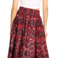 Sakkas Asma Convertible Traditional Wax Print Adjustable Strap Maxi Skirt | Dress