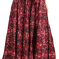 Sakkas Asma Convertible Traditional Wax Print Adjustable Strap Maxi Skirt | Dress