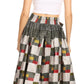 Sakkas Asma Convertible Traditional Wax Print Adjustable Strap Maxi Skirt | Dress