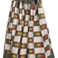 Sakkas Asma Convertible Traditional Wax Print Adjustable Strap Maxi Skirt | Dress
