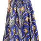 Sakkas Asma Convertible Traditional Wax Print Adjustable Strap Maxi Skirt | Dress
