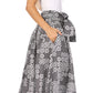 Sakkas Asma's Second Convertible Traditional Wax Print Maxi Skirt with Adjustable Straps