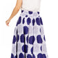 Sakkas Asma's Second Convertible Traditional Wax Print Maxi Skirt with Adjustable Straps