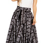 Sakkas Asma's Second Convertible Traditional Wax Print Maxi Skirt with Adjustable Straps