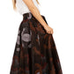 Sakkas Asma's Second Convertible Traditional Wax Print Maxi Skirt with Adjustable Straps