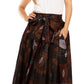 Sakkas Asma's Second Convertible Traditional Wax Print Maxi Skirt with Adjustable Straps