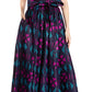 Sakkas Asma's Second Convertible Traditional Wax Print Maxi Skirt with Adjustable Straps