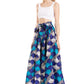 Sakkas Asma's Second Convertible Traditional Wax Print Maxi Skirt with Adjustable Straps