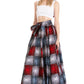 Sakkas Asma's Second Convertible Traditional Wax Print Maxi Skirt with Adjustable Straps