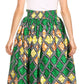 Sakkas Asma Convertible Traditional Wax Print Adjustable Strap Maxi Skirt | Dress