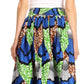 Sakkas Asma Convertible Traditional Wax Print Adjustable Strap Maxi Skirt | Dress