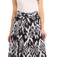 Sakkas Asma Convertible Traditional Wax Print Adjustable Strap Maxi Skirt | Dress