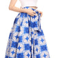 Sakkas Asma Convertible Traditional Wax Print Adjustable Strap Maxi Skirt | Dress