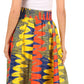 Sakkas Asma Convertible Traditional Wax Print Adjustable Strap Maxi Skirt | Dress