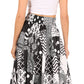 Sakkas Asma Convertible Traditional Wax Print Adjustable Strap Maxi Skirt | Dress