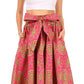 Sakkas Asma Convertible Traditional Wax Print Adjustable Strap Maxi Skirt | Dress