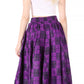 Sakkas Asma Convertible Traditional Wax Print Adjustable Strap Maxi Skirt | Dress