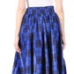 Sakkas Asma Convertible Traditional Wax Print Adjustable Strap Maxi Skirt | Dress