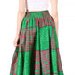 Sakkas Asma Convertible Traditional Wax Print Adjustable Strap Maxi Skirt | Dress