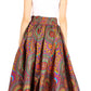 Sakkas Asma Convertible Traditional Wax Print Adjustable Strap Maxi Skirt | Dress