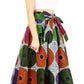 Sakkas Asma Convertible Traditional Wax Print Adjustable Strap Maxi Skirt | Dress