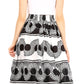 Sakkas Asma Convertible Traditional Wax Print Adjustable Strap Maxi Skirt | Dress