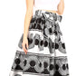 Sakkas Asma Convertible Traditional Wax Print Adjustable Strap Maxi Skirt | Dress