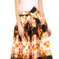 Sakkas Asma Convertible Traditional Wax Print Adjustable Strap Maxi Skirt | Dress