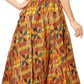 Sakkas African Dutch Ankara Wax Print Full Circle Skirt