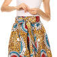 Sakkas African Dutch Ankara Wax Print Full Circle Skirt